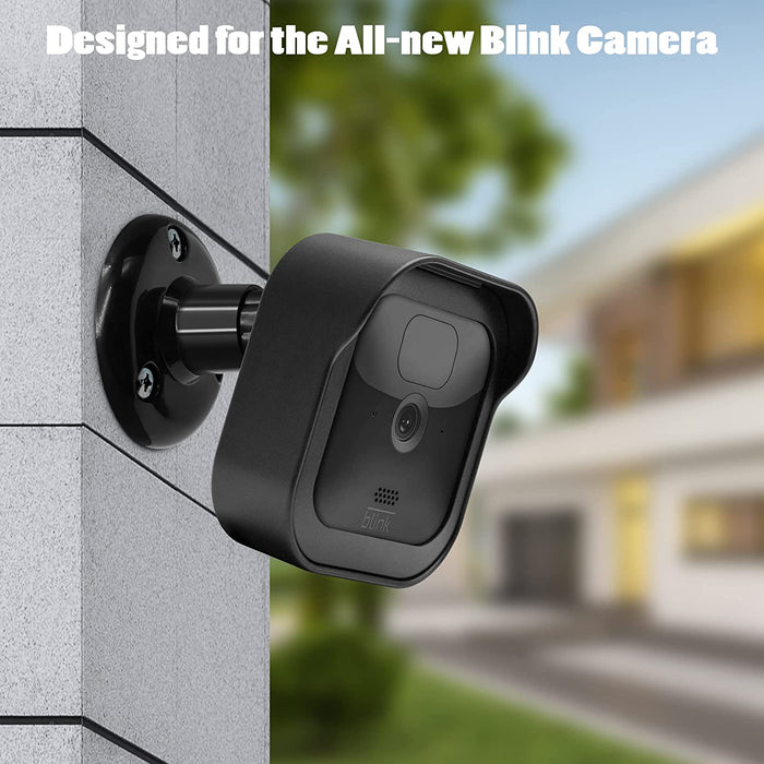 All- Blink Outdoor Camera Mount Bracket,360 Degree Adjustable Mount and Weatherproof Protective Housing with Blink Sync Module 2 Outlet Mount for Blink Outdoor Security Camera System (Black 5Pack)