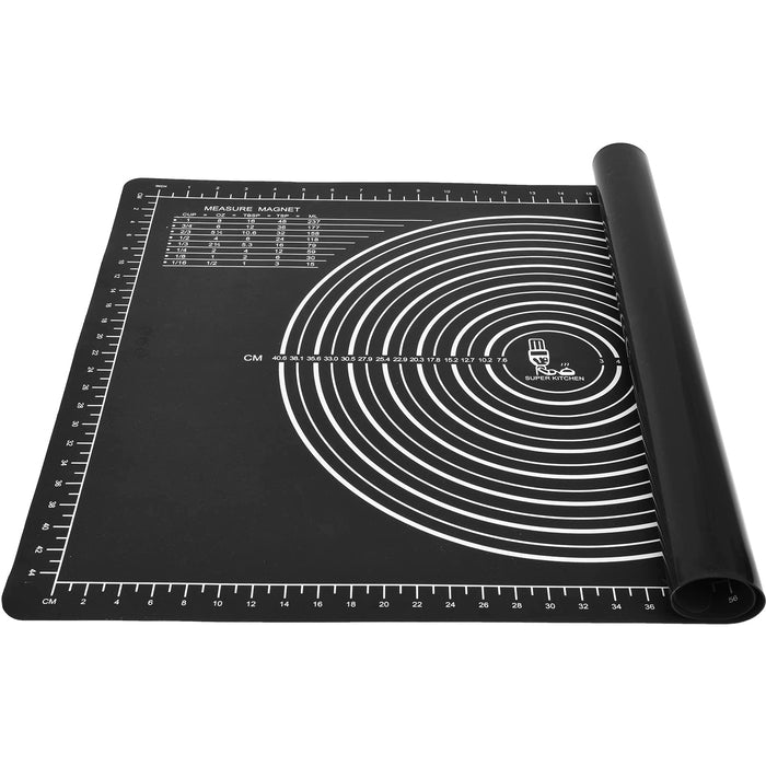 PATIOSIR Silicone Pastry Mat Extra Large, 32 x 24 Non-stick Baking Mat with  Measurement Kneading Board for Dough Rolling, Non-slip counte