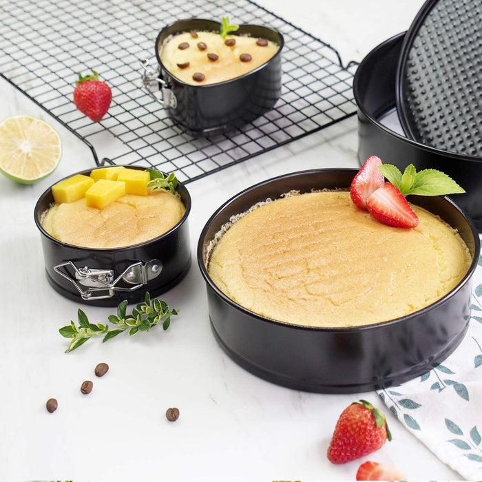 Tebery Non-stick Round Springform Cake Pan Set, Leakproof Cheesecake P —  CHIMIYA