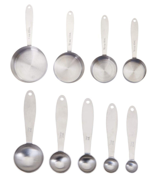 Complete Measuring Cup/Spoon Set, 9 Piece