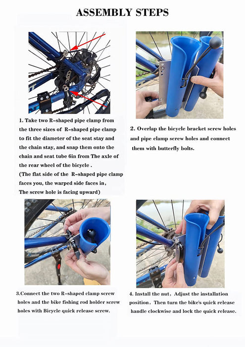 Bike Fishing Rod Holder，Bike Fishing Rod Rack and Carrier,Easy Mounts —  CHIMIYA