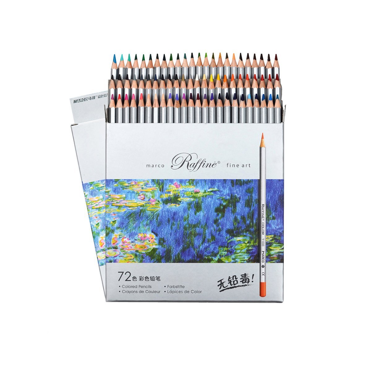 Hippie Crafter 72 Colored Pencils for Artists Professional Coloring Pencil  Colors for Adults Art 