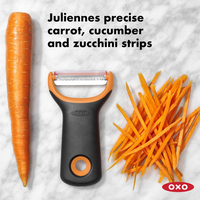  OXO Good Grips 2-Piece Peeler Set - Swivel and Julienne: Home &  Kitchen