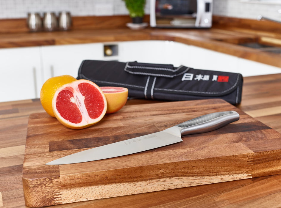 Kitchen Knife 9pcs Acrylic Knife Holder Stainless Steel Slicing