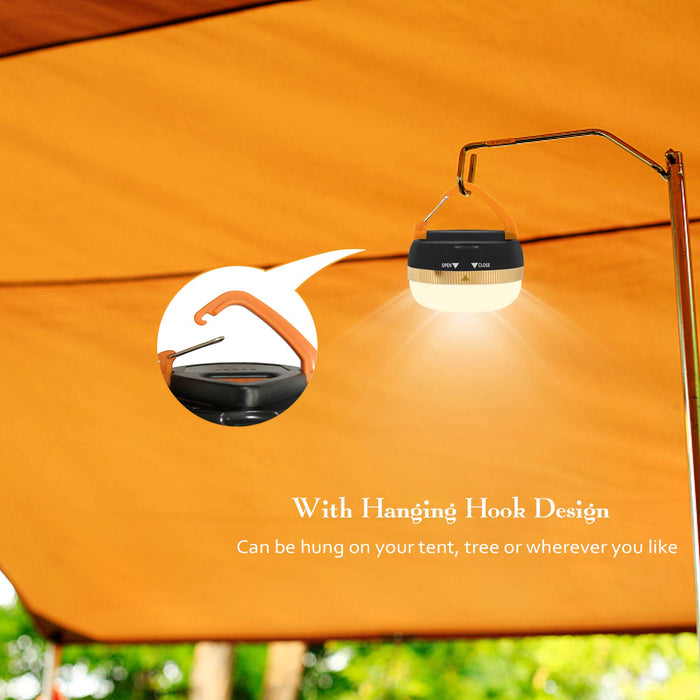 Camping Light with Hook Design Portable Camping Light Portable