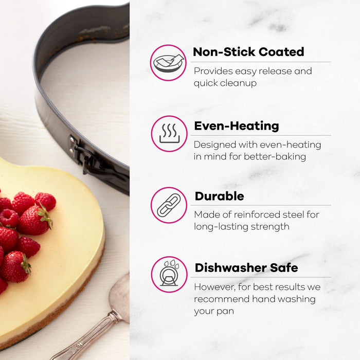 Wilton Bake It Better Non-Stick Springform Pan, 9-Inch - Cheesecake Pan