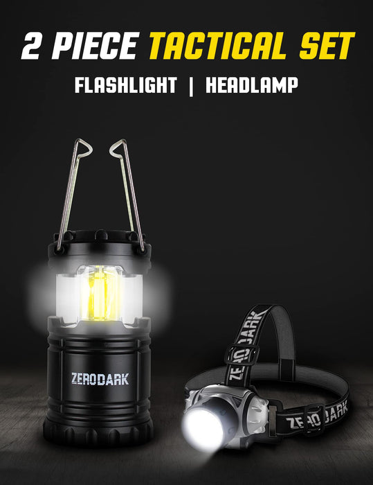 ZeroDark Headlamp + Lantern 2-Piece Flashlight Set, Head LampCamping L —  CHIMIYA