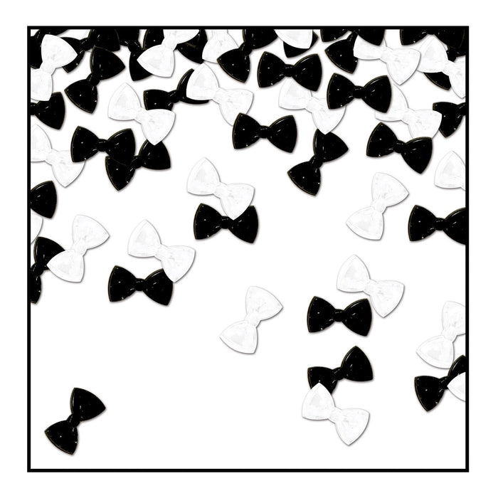Beistle 0.5 Ounce Bow Ties Confetti For Boy Baby Shower – Birthday Party Supplies – Awards Night, Wedding, New Year’s Eve Table Décor