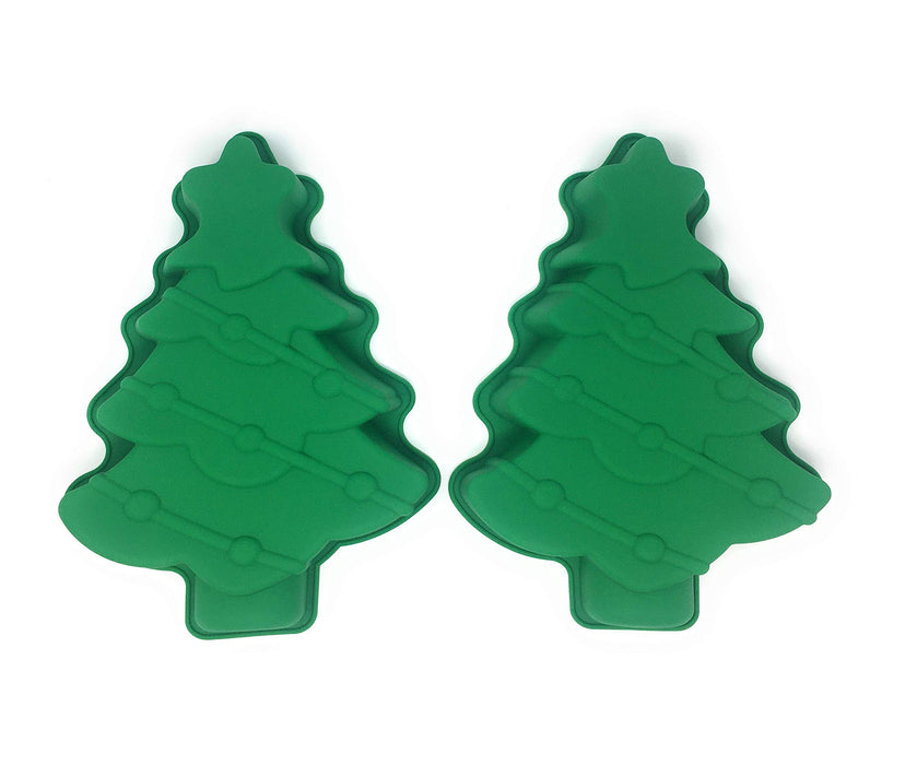 Christmas Tree Cake Pan 3D Silicone Christmas Baking Molds for Holiday —  CHIMIYA