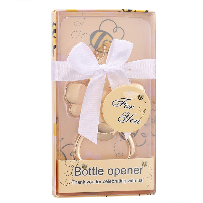 Pack of 48 Beer Bottle Openers for Baby Shower Favors/Souvenirs,Bee Theme Party Favors for Baby Shower Birthday Decorations
