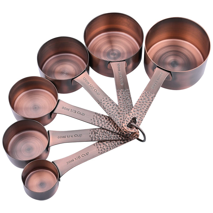Measuring Cups, Copper Measuring Cups Set, Stainless Steel Copper