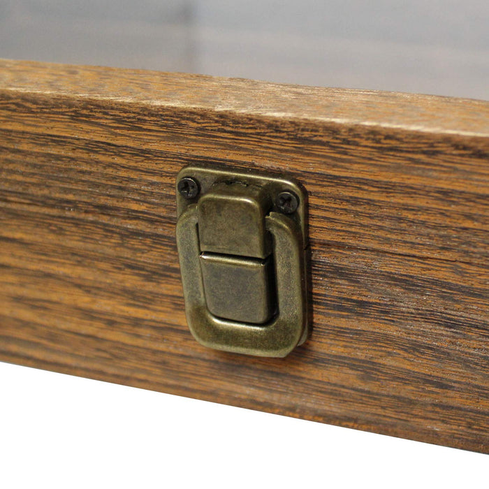MOOCA Wood Top Jewelry Display Case Accessories Storage, Wooden Jewelr —  CHIMIYA