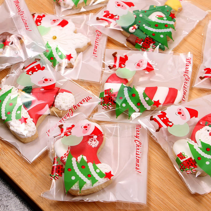 BakingWorld 9 Piece Christmas Cookie Cutter Set - Christmas Hat Christmas Tree Glove Socks Gingerbread Men Snowflake Reindeer