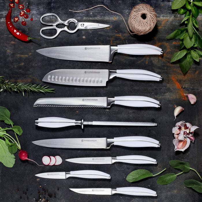 17 PCS Kitchen Knife Set with Block 1.4116 German Steel knife