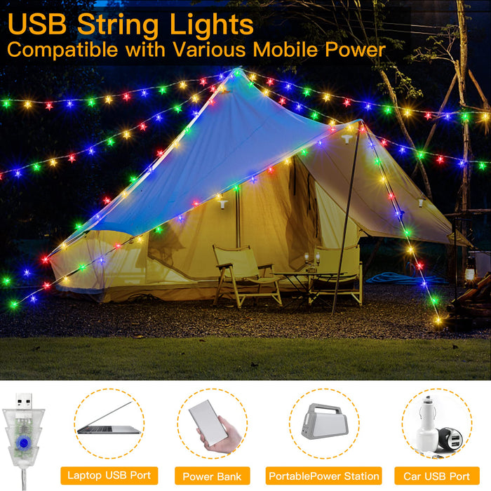 4PCS Outdoor Tent Lights Spherical Camping Lights
