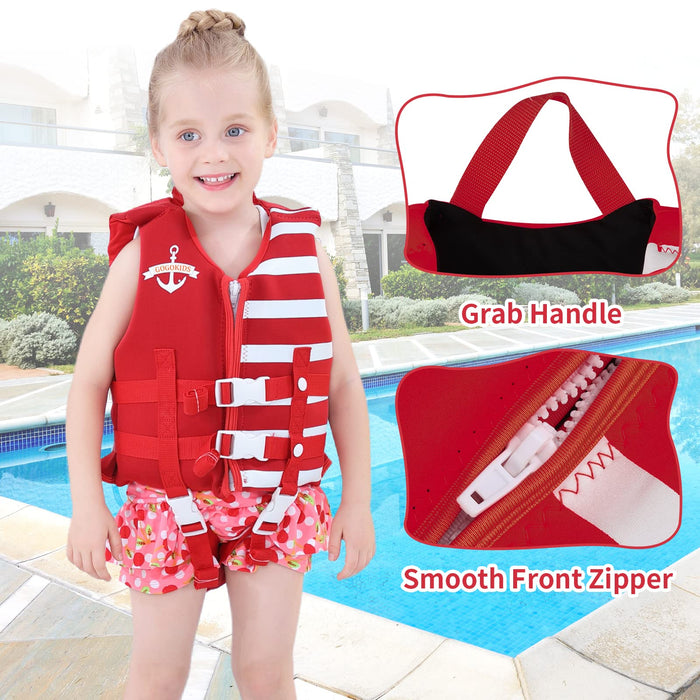  Gogokids Kids Swim Vest Folat Jacket - Boys Girls Floation  Swimsuit Buoyancy Swimwear : Sports & Outdoors