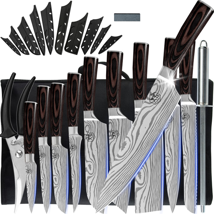 XYJ Professional Chef Knife Set Stainless Steel Kitchen Scissors Sharp —  CHIMIYA