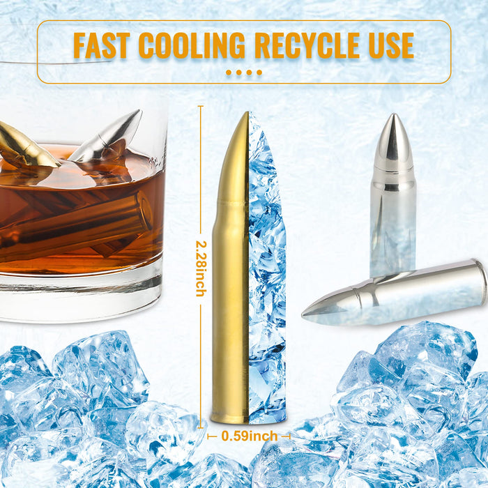 Whiskey Cooling Bullets