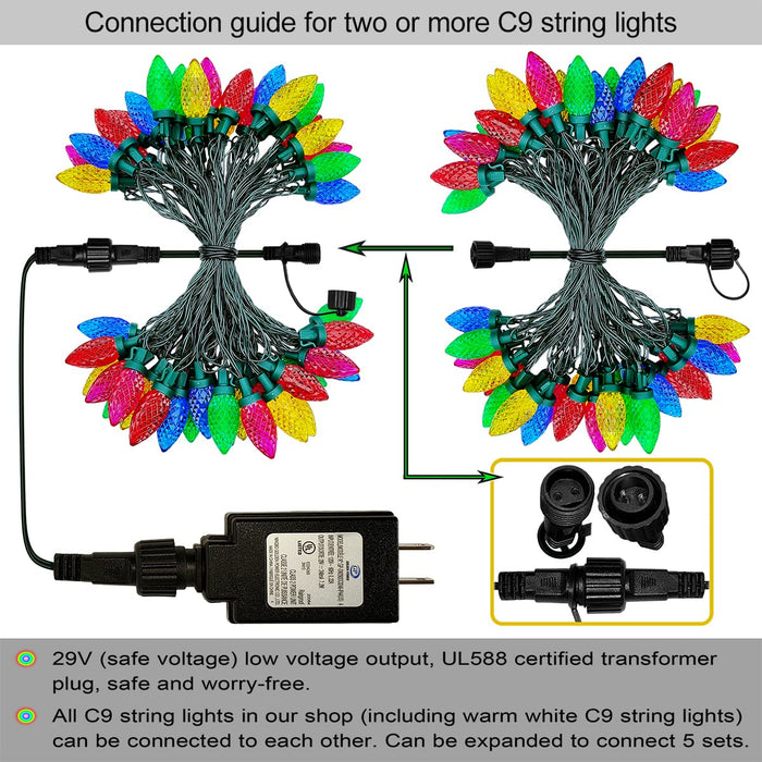 Guidea Color Solar String Lights, Outdoor Camping String Lights With L —  CHIMIYA