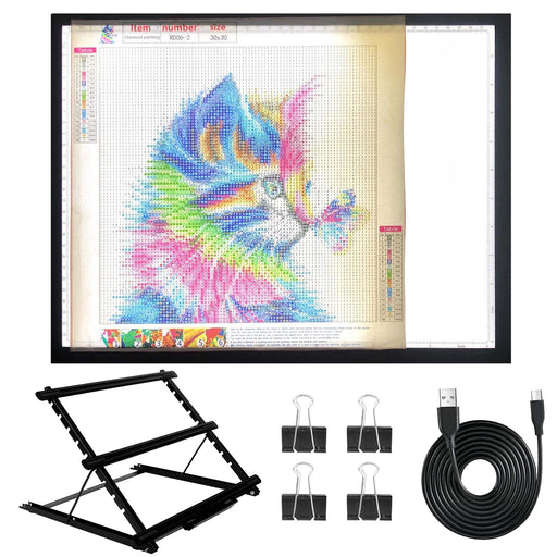 A3 Diamond Painting Light Pad with Stand, 2nd Gen Tracing Board