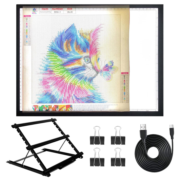 A3 Diamond Painting Light Pad with Stand, 2nd Gen Tracing Light Board —  CHIMIYA