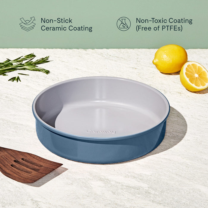 Caraway Non-Stick Ceramic 9” Circle Pan - Naturally Slick Ceramic Coat —  CHIMIYA