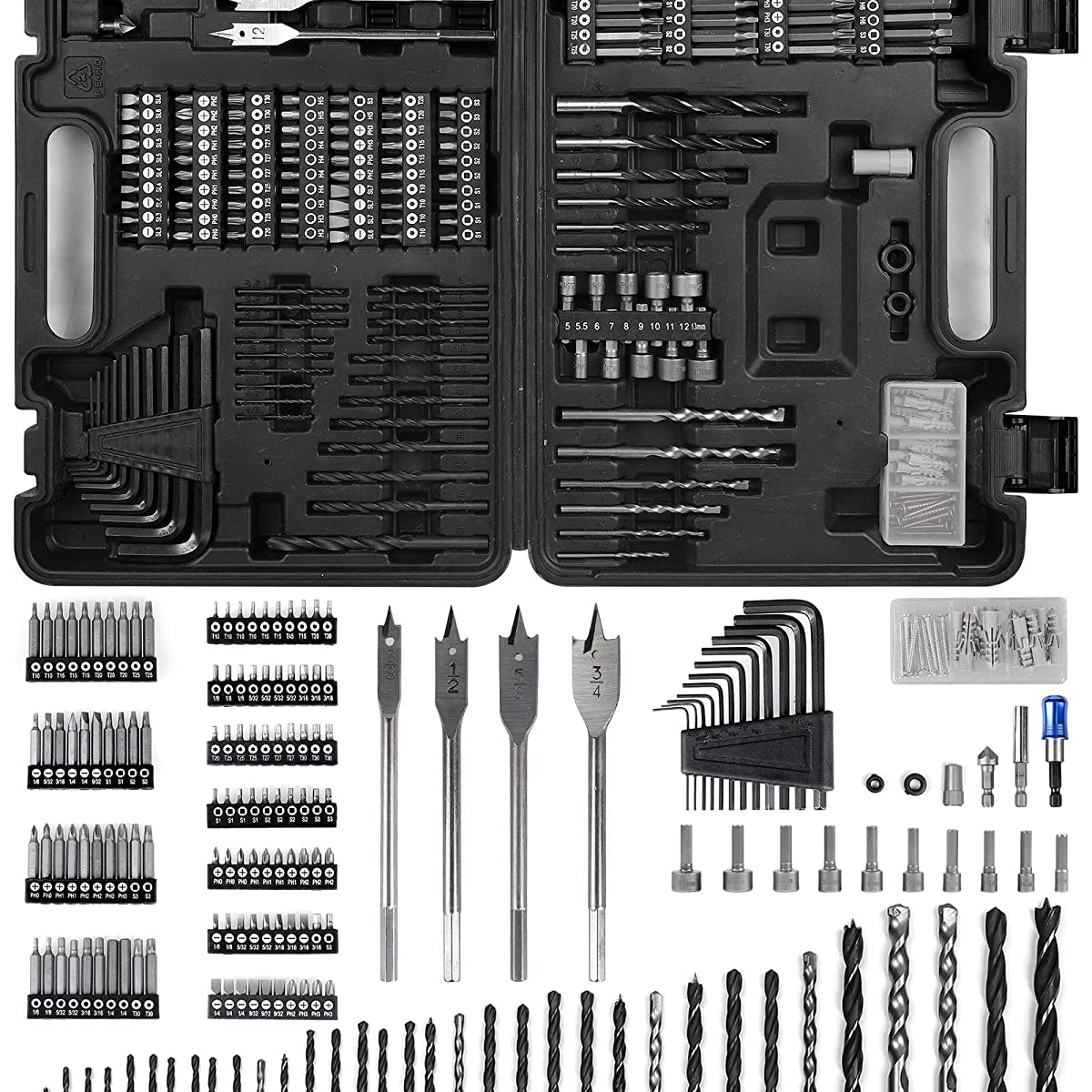 BLACK+DECKER Drill Bit Set / Screwdriver Set, Quick Connect, 30-Piece —  CHIMIYA