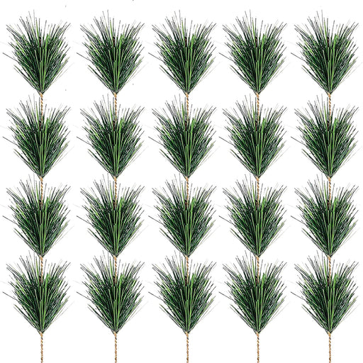 JK-GMTE 60Pcs Christmas Pine Needles Green Artificial Pine