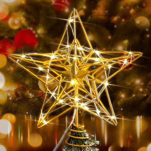 Christmas Tree Star Topper 8 Christmas Tree Topper Lighted with