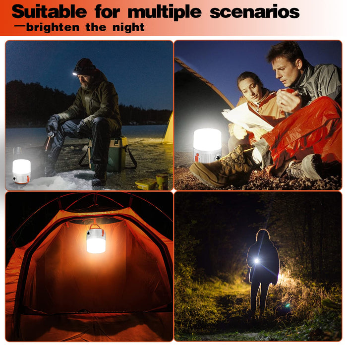 Led Camping Lantern, 1000 Lumen Camping Lights, Battery Powered 3 Modes  Emergency Light, Water Resistant Tent Light For Camping, Hiking, Fishing,  Powe