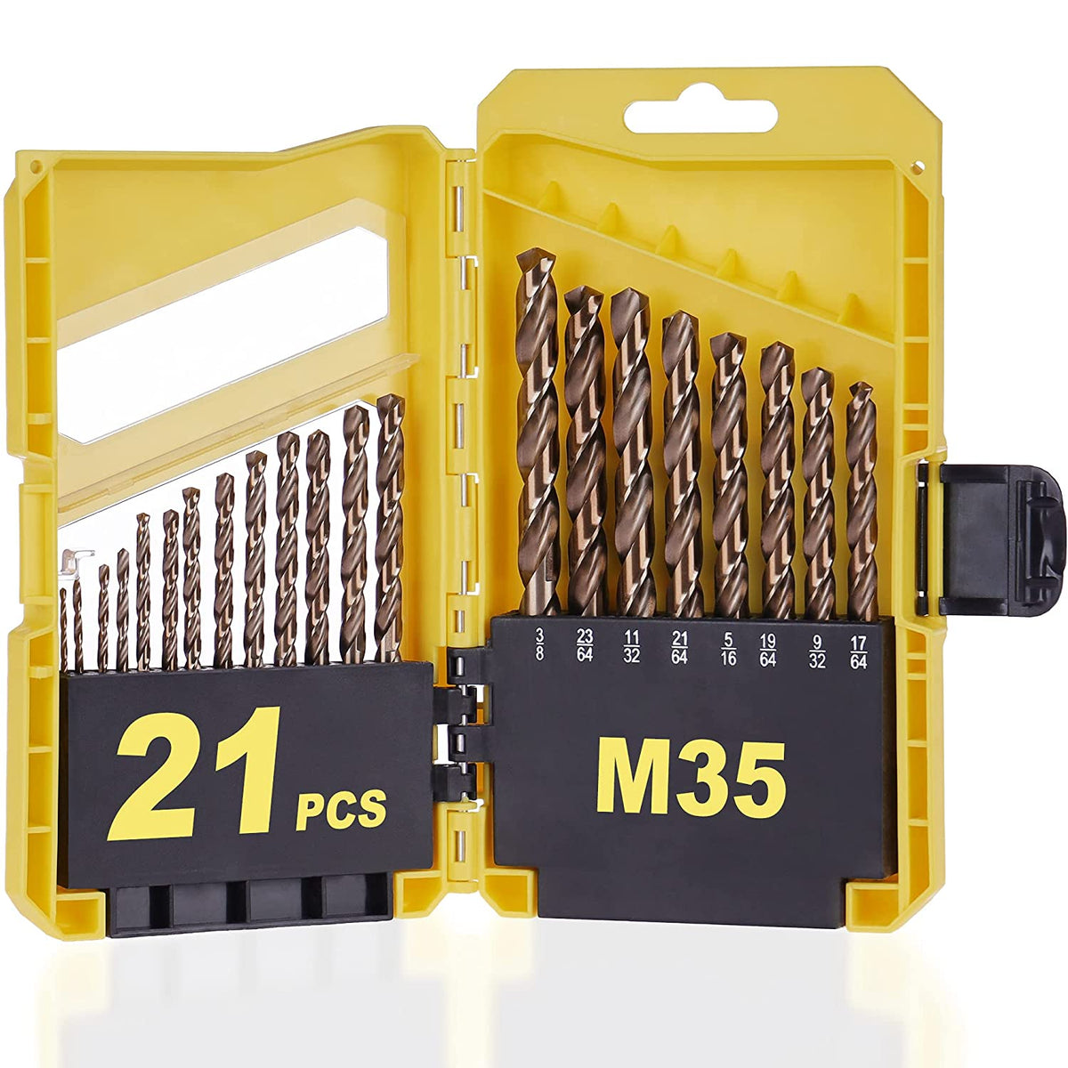 Upgrade Your Drilling Experience with this 21pcs Alloy Steel Bits