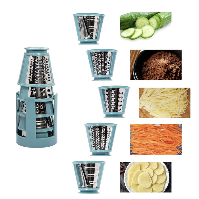 250W Electric Cheese Grater, 5 In 1 Salad Shooter Cheese Grater Electr —  CHIMIYA
