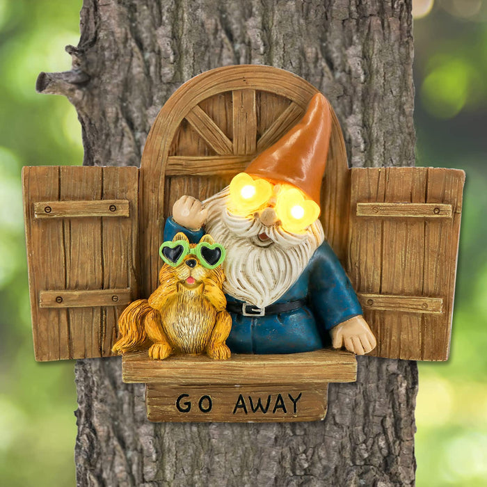 Amazon.com: DKJOCKY Solar Funny Garden Gnomes Statues，Funny Gnome with LED  Lights up Gnomes Decoration for Patio Balcony Yard Lawn, Novelty Gift for  Outdoor Indoor Porch Decor : Patio, Lawn & Garden
