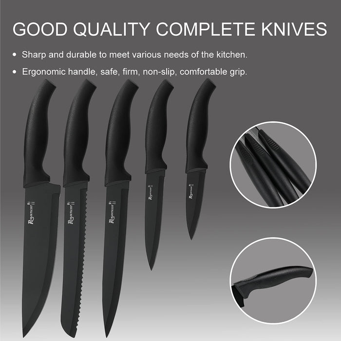 8pcs Chef Knife Set High Carbon Stainless Steel 