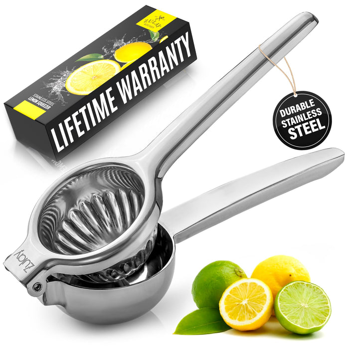 Lemon Squeezer Stainless Steel with Premium Quality Heavy Duty Solid Metal Squeezer Bowl Large Manual itrus Press Juier and Lime