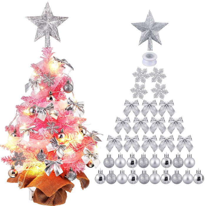 Hiboom 20 Inch Mini Christmas Tree, Artificial Tabletop Christmas Tree —  CHIMIYA