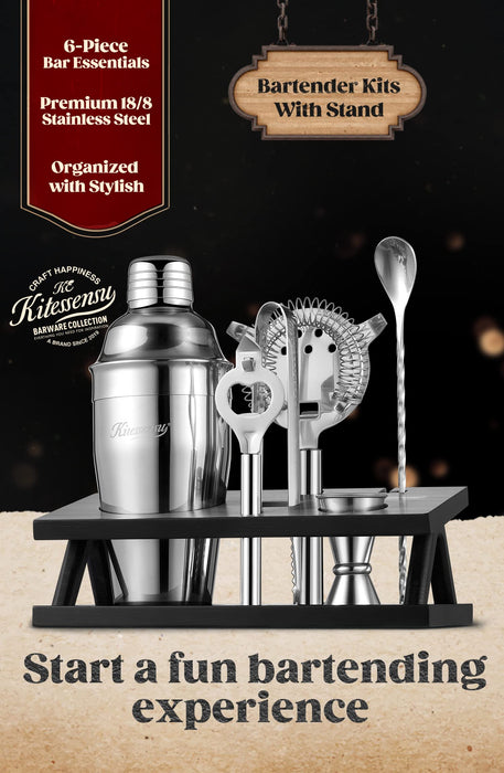  KITESSENSU Cocktail Shaker Set Bartender Kit with