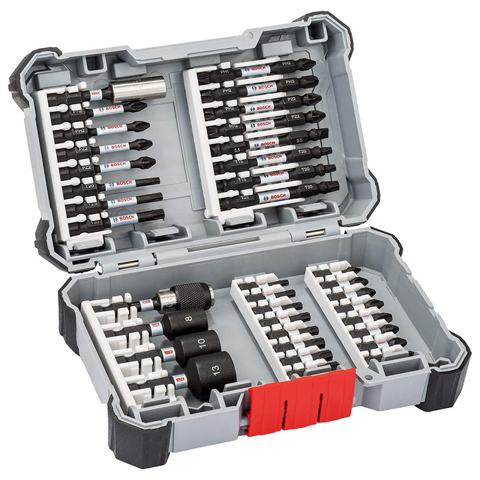 Bosch Professional 36 pieces Impact driver Bit Set (Impact Control, Pick and Click, Accessories for Impact Drivers)
