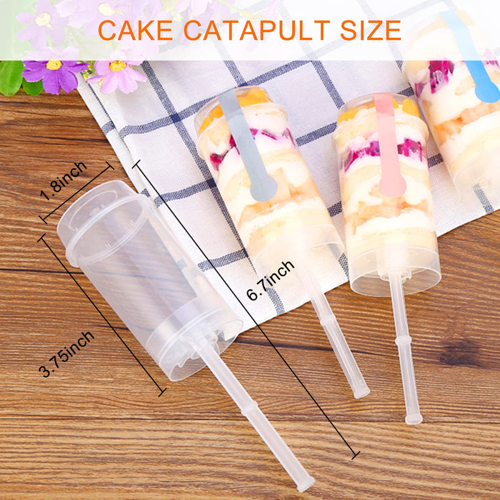 24pcs Clear Acrylic Cake Pop Sticks Lollipop Sticks For Wedding