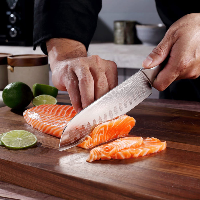  SANDEWILY Chef Knife Sharp Kitchen Knife Set,3PCS High