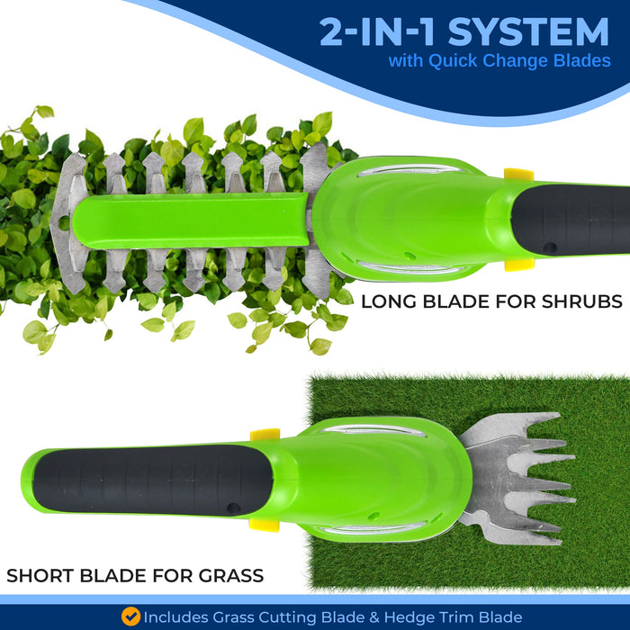 Cordless Handheld Grass Cutter Shears, Portable Lightweight Electric H —  CHIMIYA