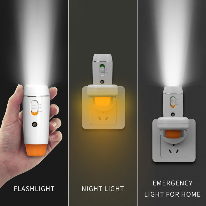 MIKK Emergency Lights for Home, 3-in-1 Multi-Function Sensing LED Flas —  CHIMIYA