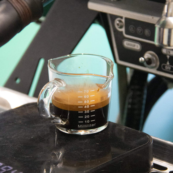 Espresso Shot Glass 3-Ounce Triple Pitcher Barista