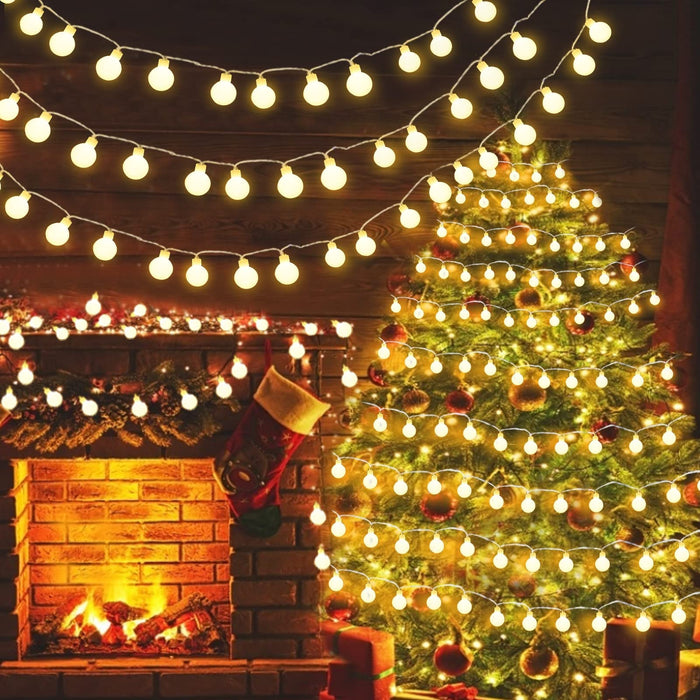 Christmas Tree String Light With 8 Modes Remote Control for Indoor Outdoor  Garden Party