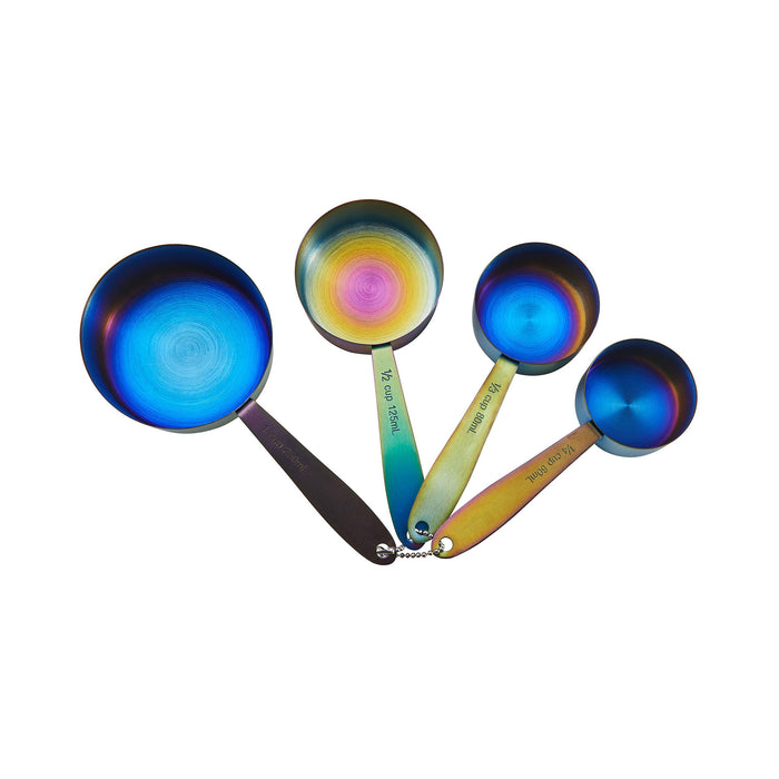 Farberware Set of 4 Stainless Steel Iridescent Measuring Cups — CHIMIYA