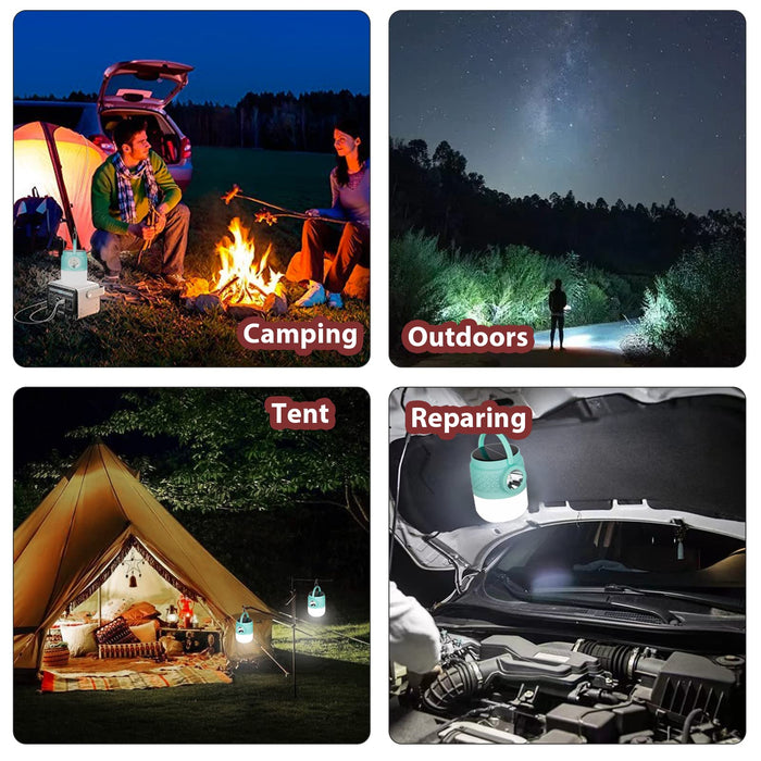 LED Camping Emergency Lantern 3 Lighting Modes Hanging Tent Light Battery  Operated Bulbs with Clip Hook Camping, Hiking, Hurricane, Storms - 4Pcs  Wholesale