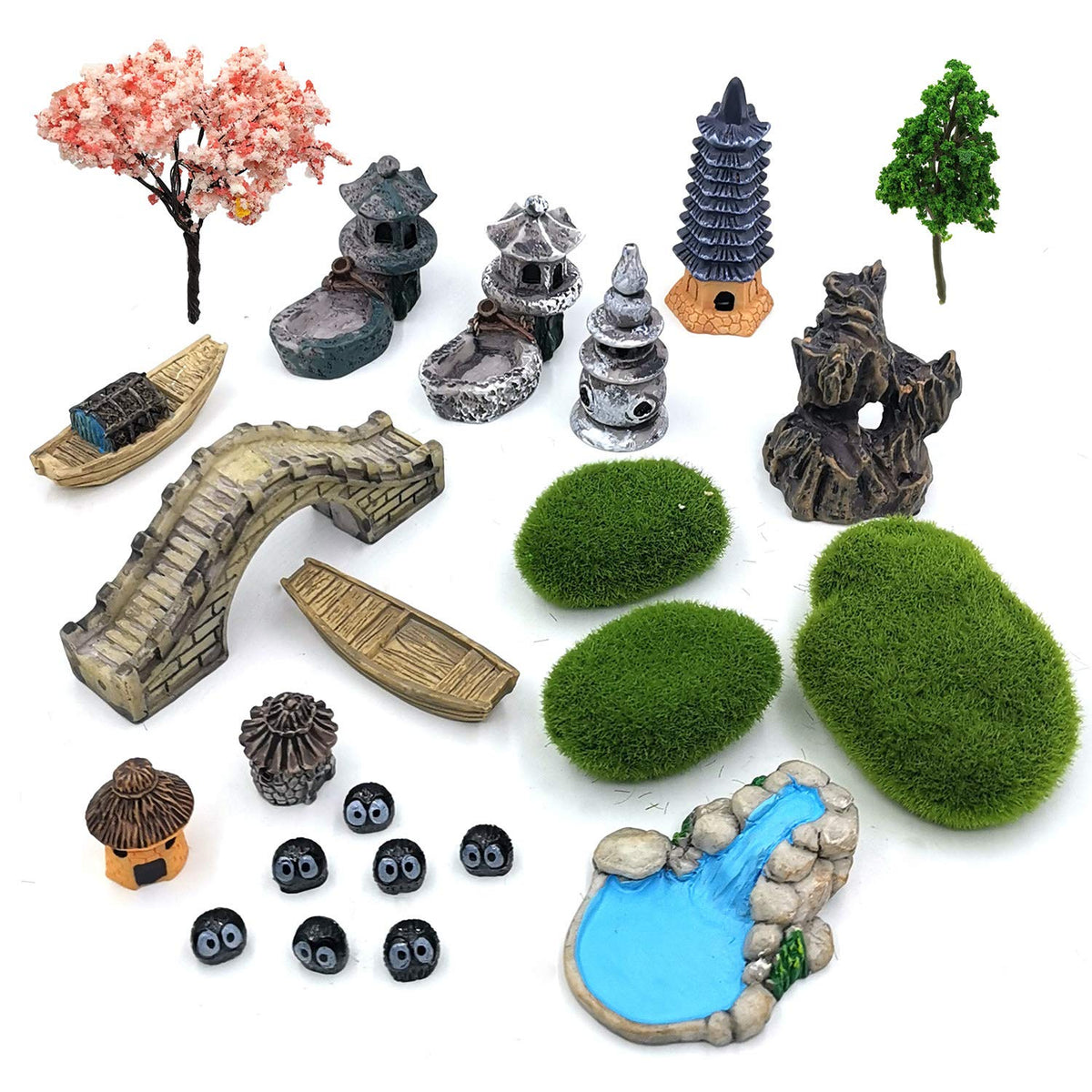 BangBangDa Meditation Zen Garden Accessories - Miniature Buddha
