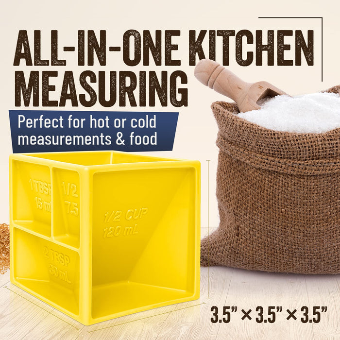 Kitchen Cube's All-in-One Measuring Device is Made for Clutter
