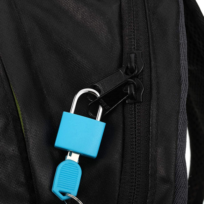 4 Pieces Suitcase Locks with Keys, Metal Padlocks Luggage Padlocks