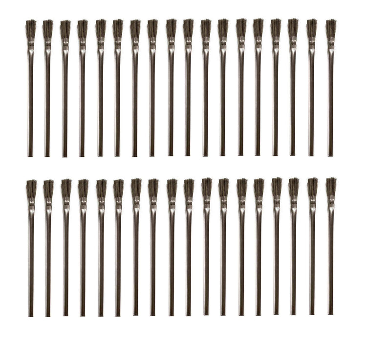  Acid Brushes - 36 Count 3/8 Inch Horsehair Acid Flux Brushes, Disposable  Glue Brushes for Woodworking, Epoxy Brushes for Resin, Great for Crafting,  Soldering, in The Home, and School, or Shop 